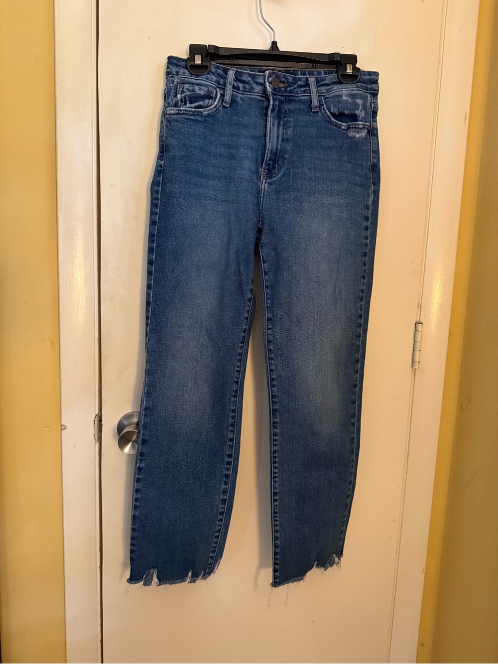Just Black Medium Blue Straight-Leg Jeans